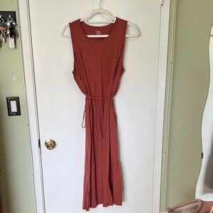 Market & Spruce Sleeveless Maxi Dress in Terracotta